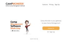 Tablet Screenshot of campmonster.com